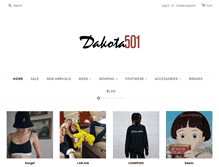 Tablet Screenshot of dakota501.com